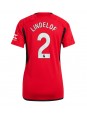 Manchester United Victor Lindelof #2 Kotipaita Naisten 2023-24 Lyhythihainen